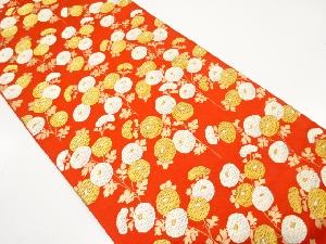 アンティーク　万寿菊模様織り出し袋帯（材料）